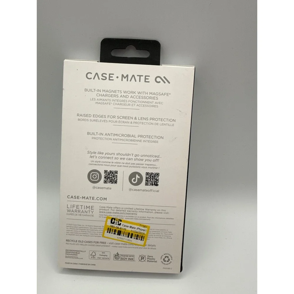 Case-Mate Twinkle Diamond iPhone Case iPhone 15/14/13 Iridescent New MagSafe